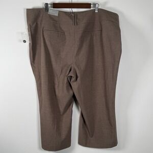 Apt. 9 Women's Dress Capri Ava Curvier Fit Brown Size 24 NWT New Plus Size